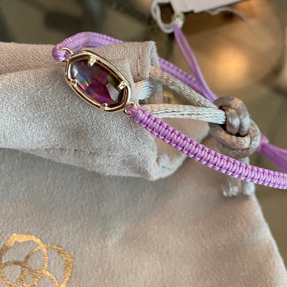Kendra Scott Lilac Abalone Bracelet NWT